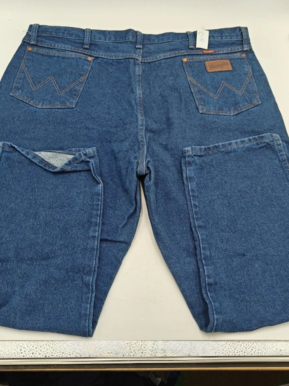 Wrangler 13MWZPW Jeans 44x30 Mens Blue Denim Cowboy Cut
